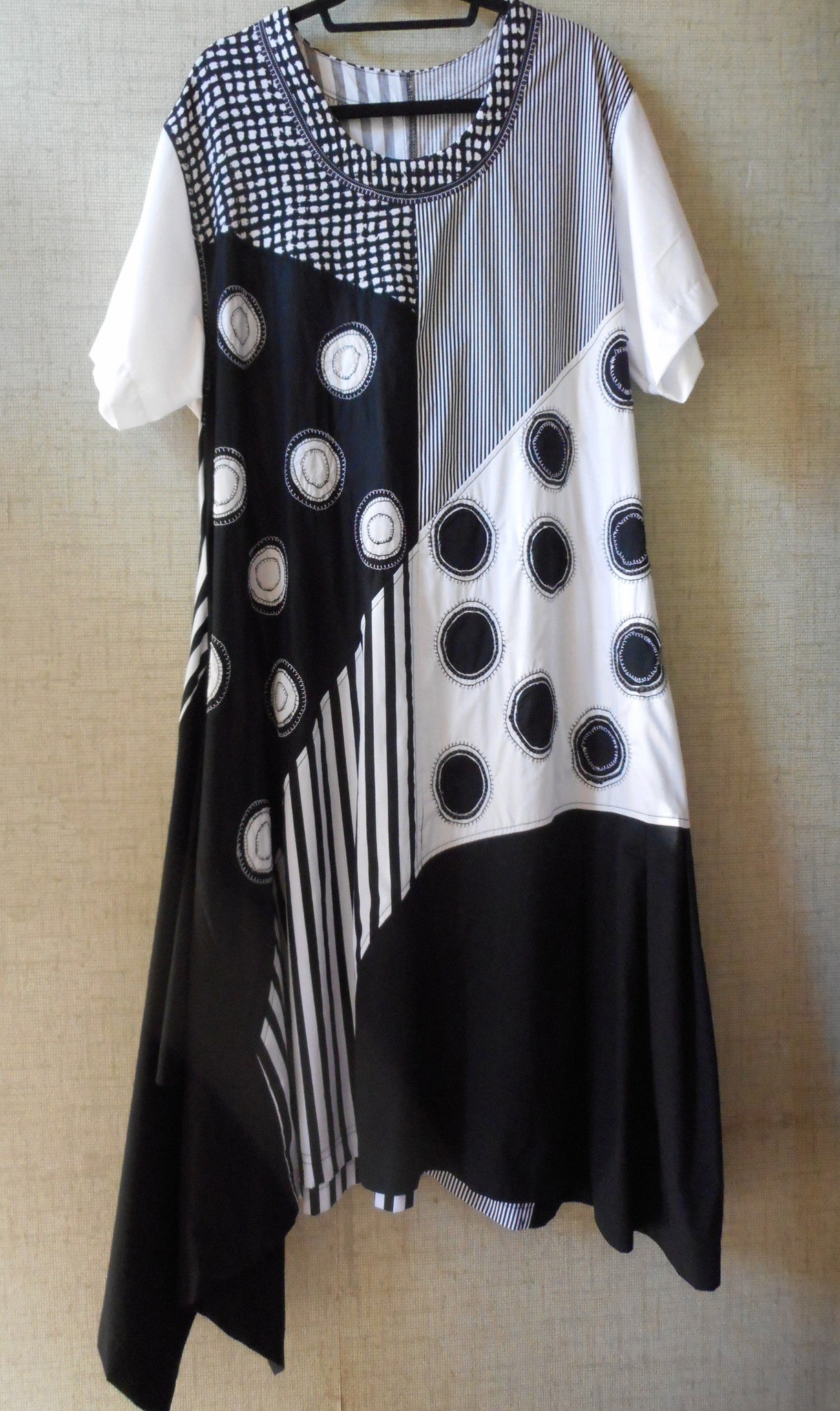 WAVE DRESS, Small size range, womens PDF sewing pattern