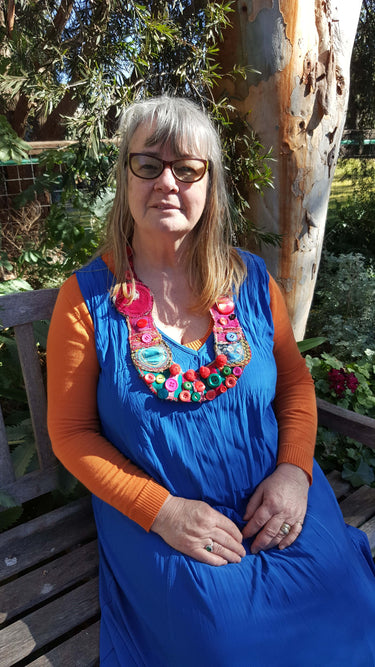 Boho Banjo art to wear. PDF sewing patterns by Pearl Red Moon