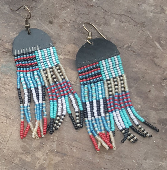 Azure Skyfall earrings