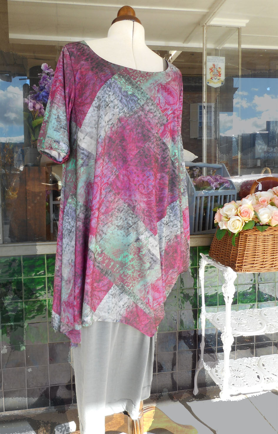 Grecian Tunic, PDF sewing pattern – Boho Banjo art to wear