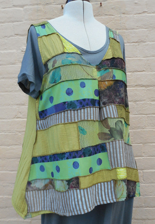 Patchwork Polly Vest pattern