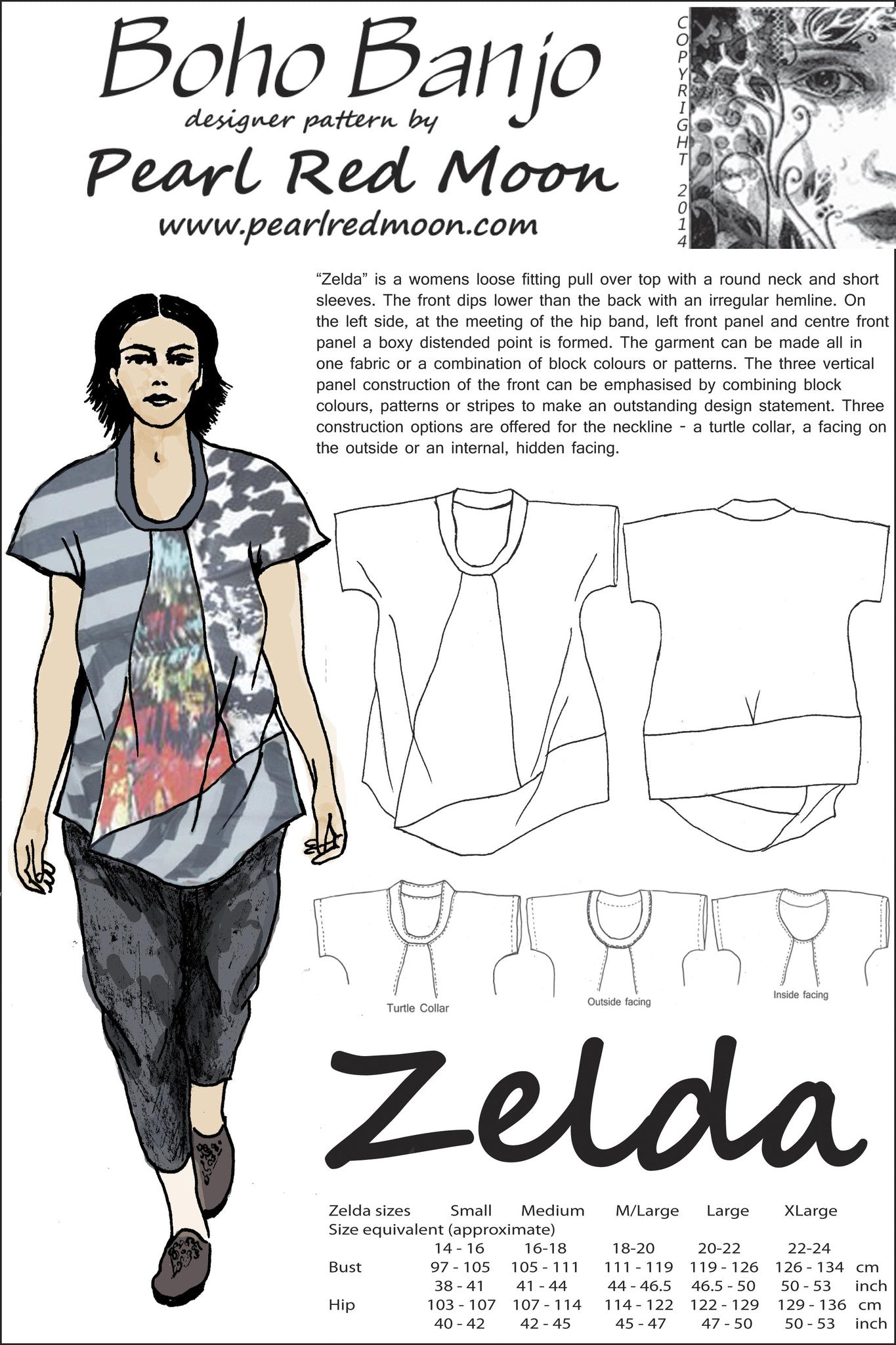 Zelda Top pdf pattern